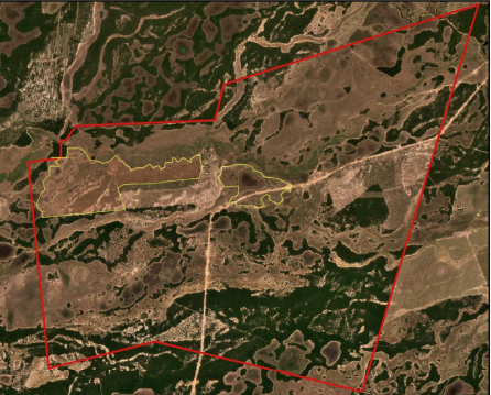 &Aacute;rea declarada referente a fazenda Dom Bosco