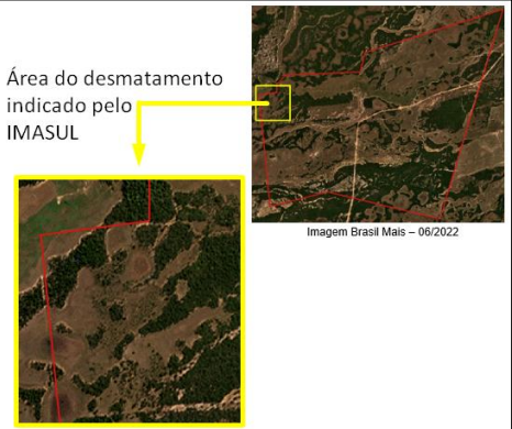 &Aacute;rea declarada referente a fazenda Dom Bosco