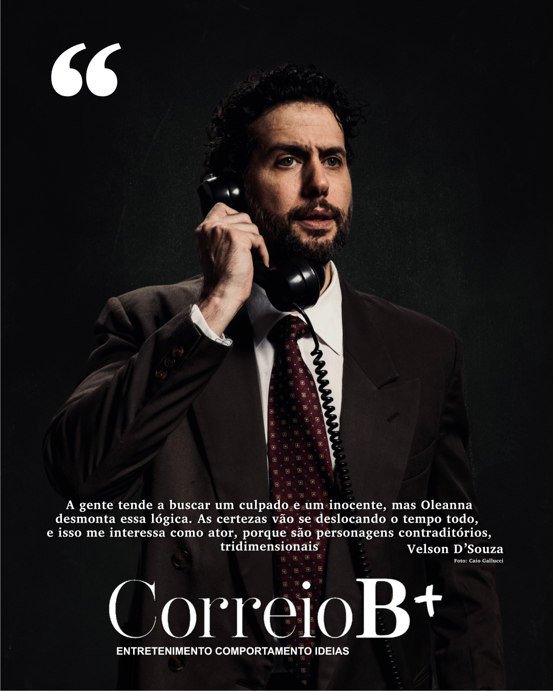 Entrevista exclusiva com o ator Velson D