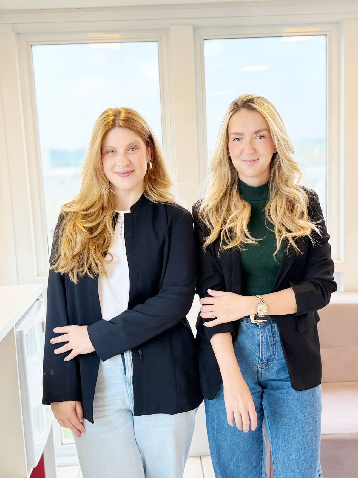 Jornalistas Maria Carolina Rossi e Beatriz Destefani