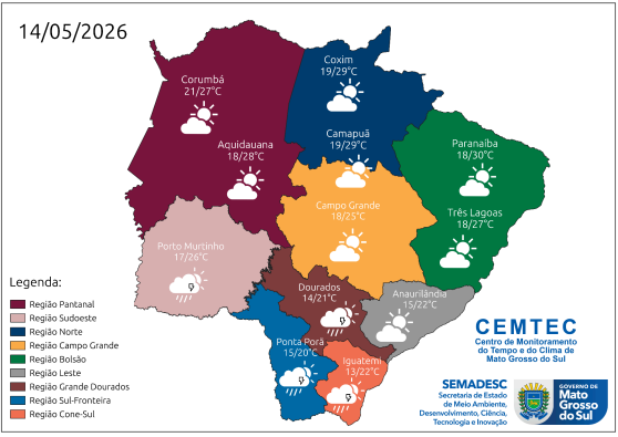 Sul-mato-grossense teve que tirar os casacos do arm&aacute;rio nesta semana