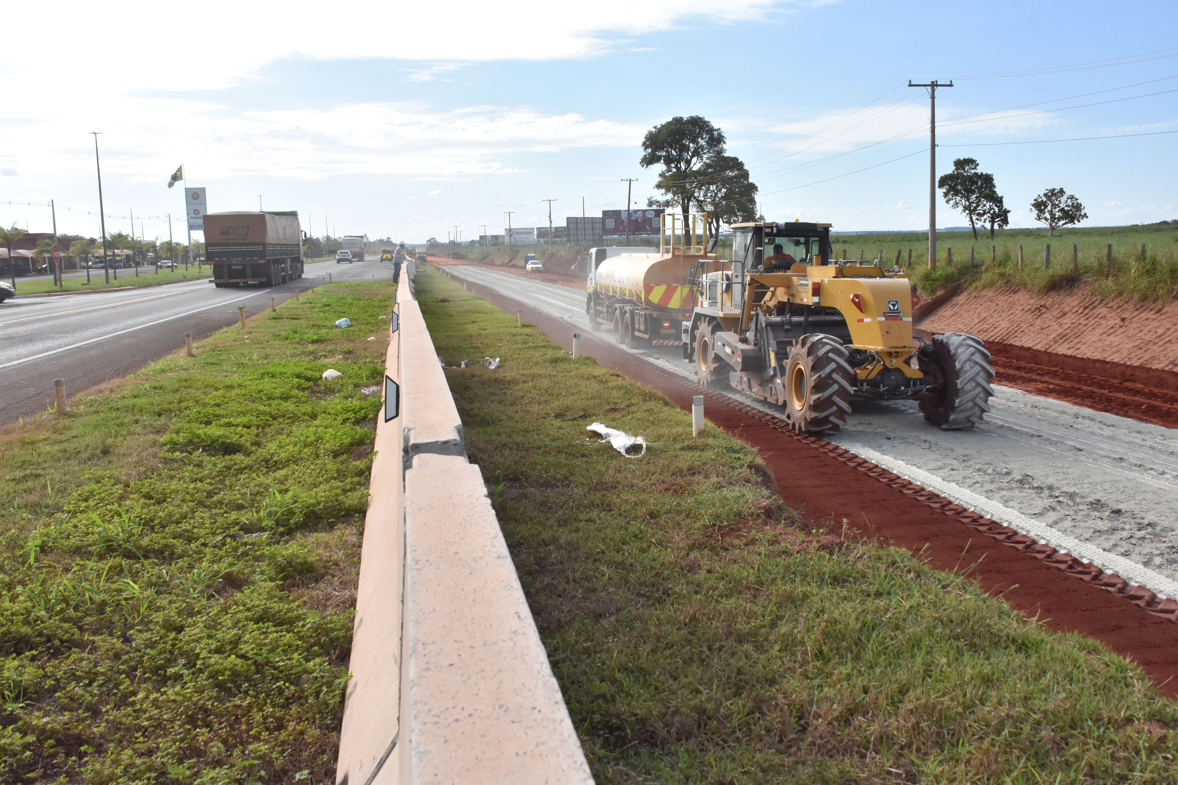 Em Campo Grande, a concession&aacute;ria Motiva Pantanal colocou em andamento as obras de duplica&ccedil;&atilde;o de pista em trecho da BR-163