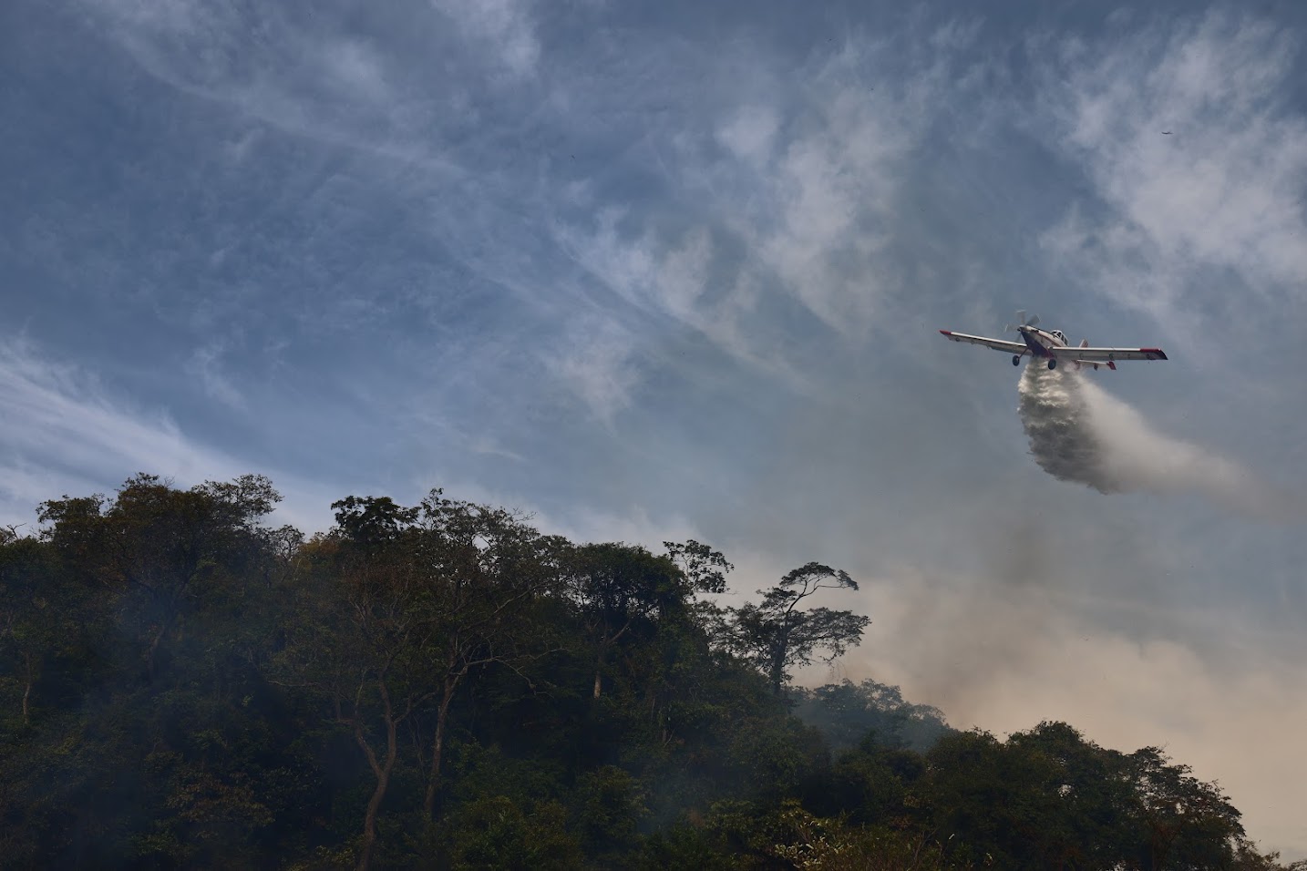 Aeronave AirTractor do Governo de MS
