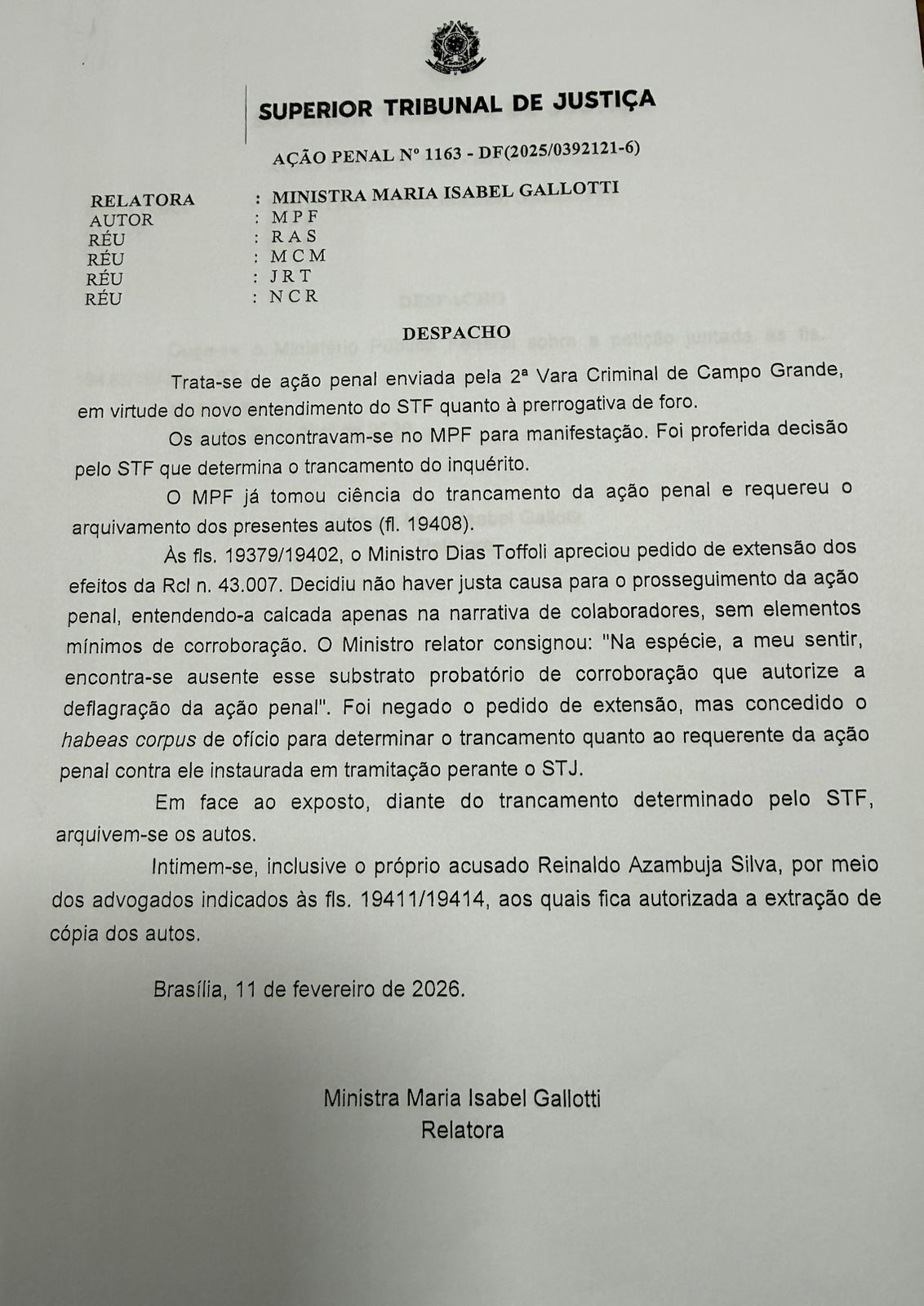 Ex-governador de Mato Grosso do Sul, Reinaldo Azambuja