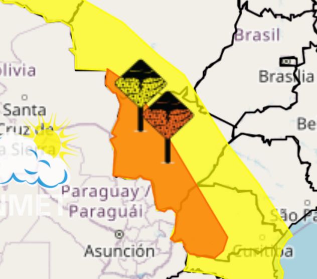 Todos os munic&iacute;pios de MS est&atilde;o em alerta para tempestade a partir da madrugada desta quarta-feira (10)