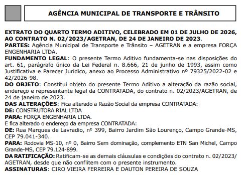 Fachada da Prefeitura Municipal de Campo Grande, localizada na avenida Afonso Pena