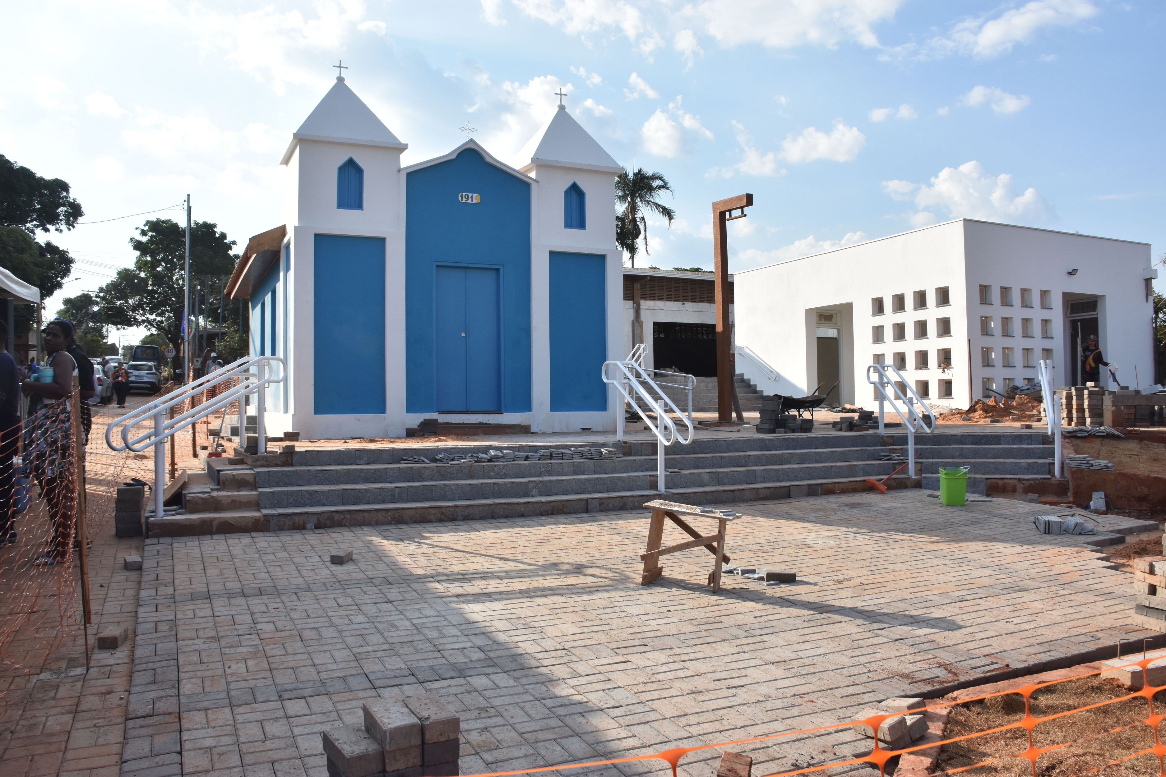 Igreja de S&atilde;o Benedito, na Comunidade Tia Eva