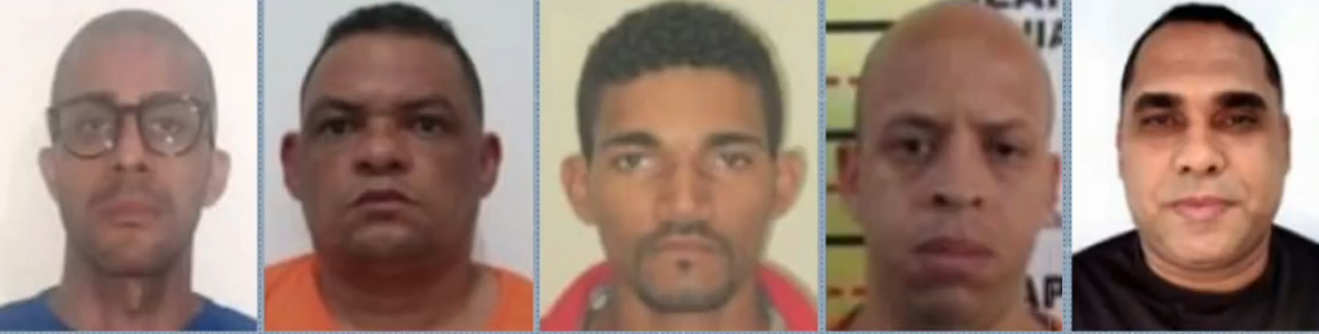 Os cinco homens s&atilde;o investigados ou condenados por crimes como tr&aacute;fico de drogas e armas, homic&iacute;dios, lavagem de dinheiro e corrup&ccedil;&atilde;o de menores