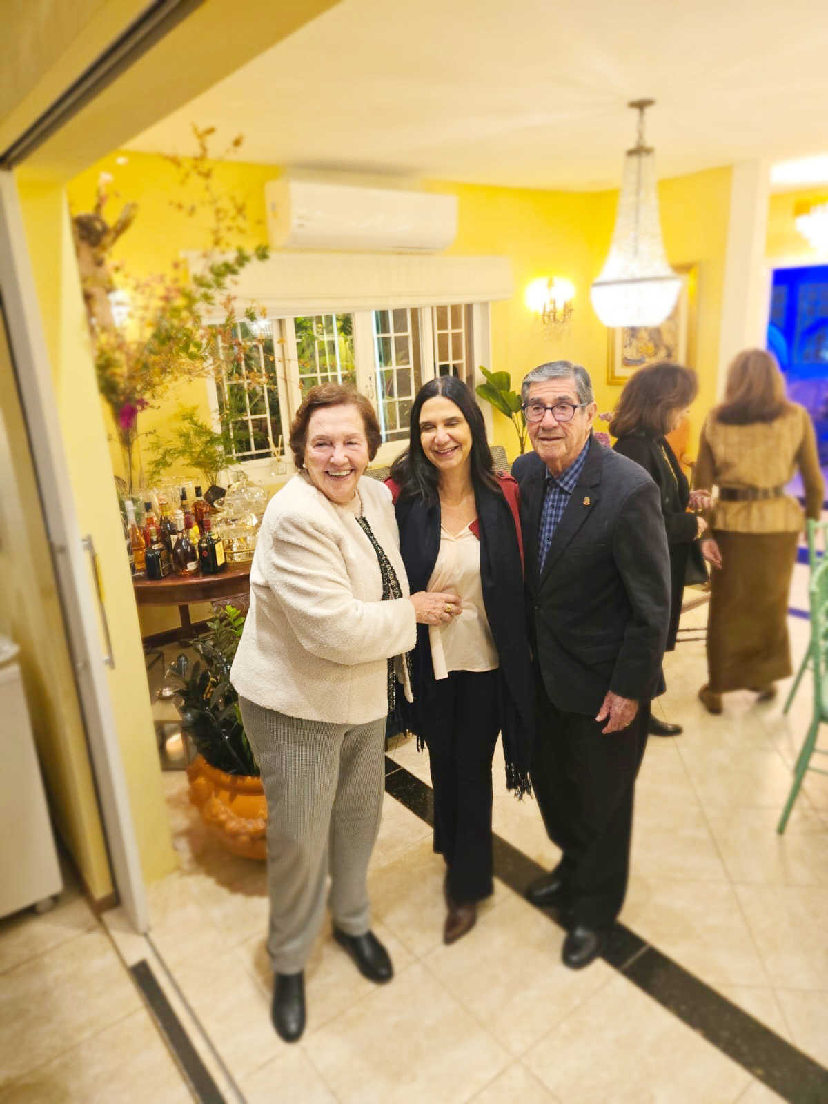 Maria Olga Mandetta, Fabiana Jallad e Dr. H&eacute;lio Mandetta