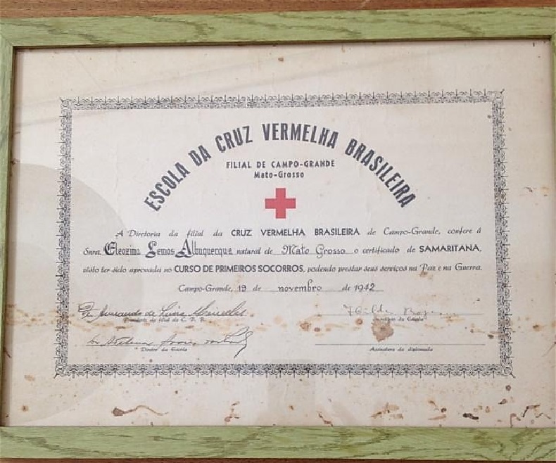 Primeiro registro local vem da forma&ccedil;&atilde;o de samaritanas em curso de primeiros socorros, datada de novembro de 1942