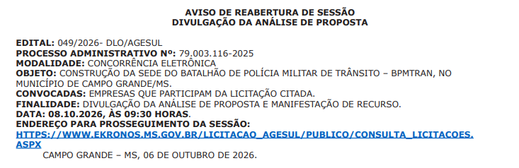 Viatura saindo de Batalh&atilde;o da Pol&iacute;cia Militar
