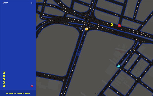 Logo do Google vira jogo do Pac-Man