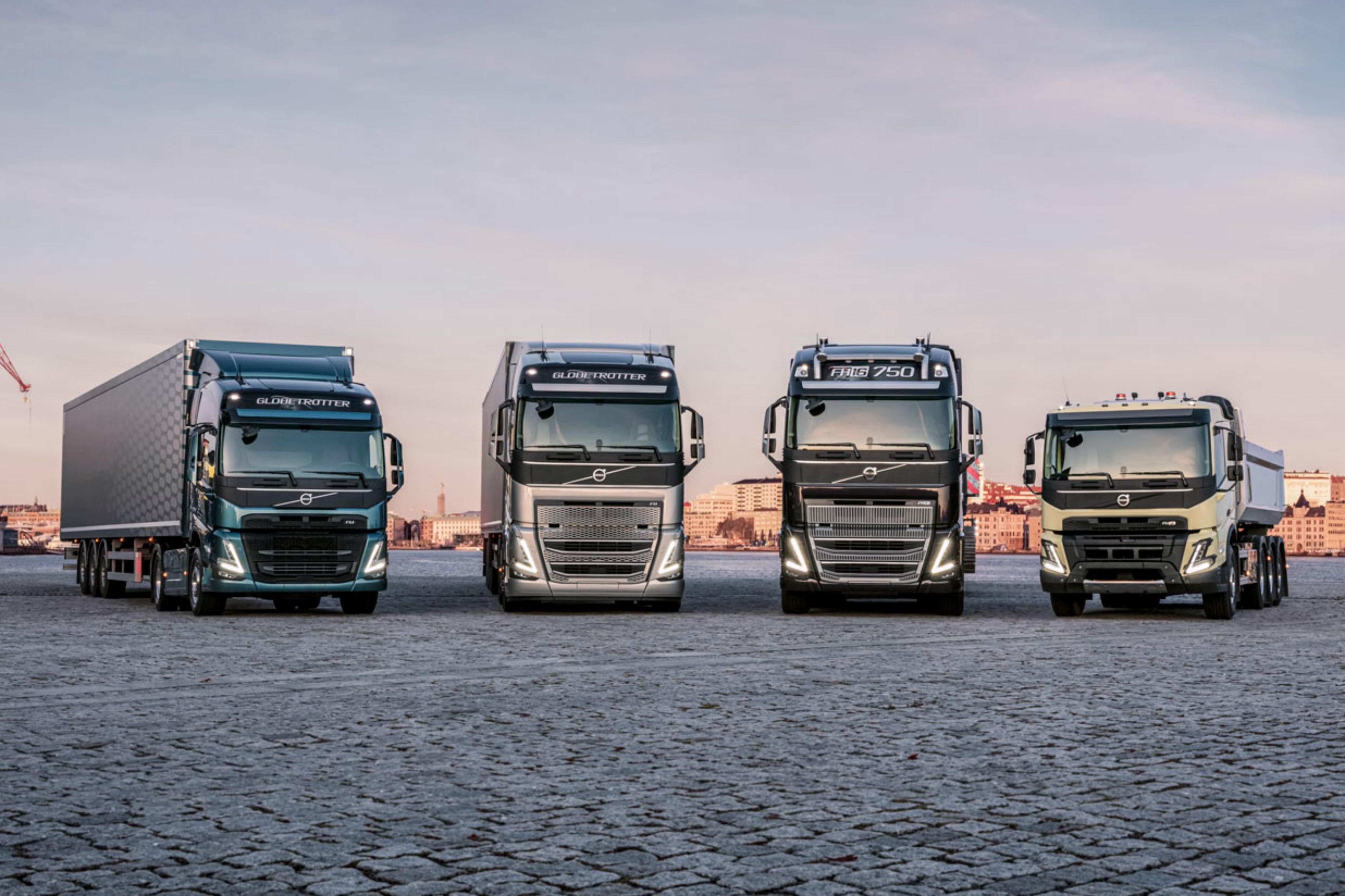 Volvo apresenta mais recente geração dos caminhões FH, FM e FMX